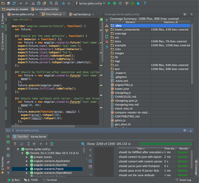 Javascript Karma Tutorial | running javascript tests with karma in webstorm 7 Javascript Karma Tutorial | running javascript tests with karma in webstorm 7