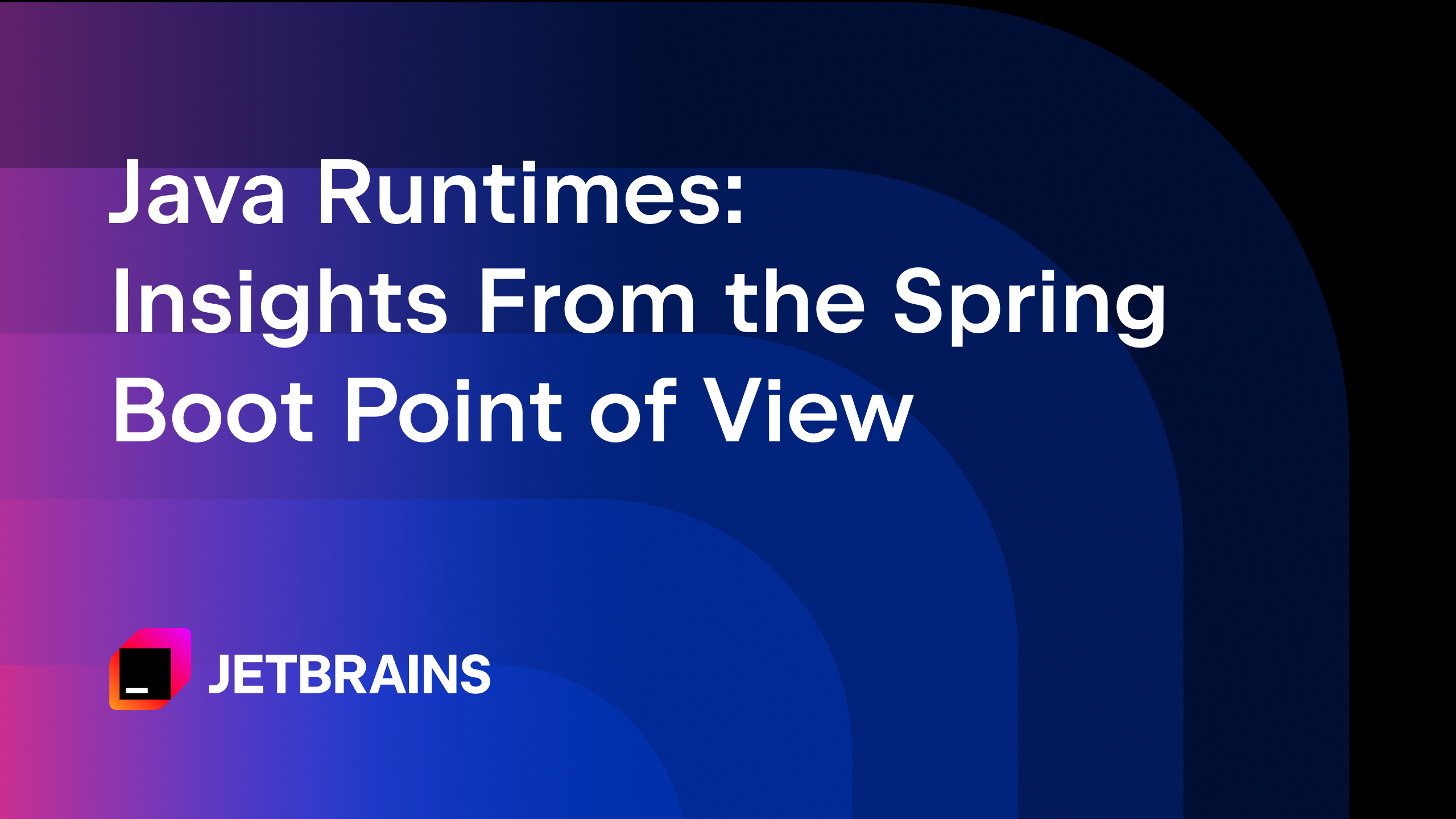 Java Runtimes Insights From The Spring Boot Point Of View The