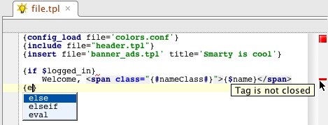 Smarty syntax highlighting in PhpStorm IDE