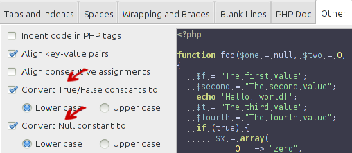 phpstorm format code on save