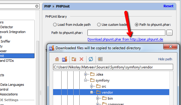 jetbrains phpstorm change project settings