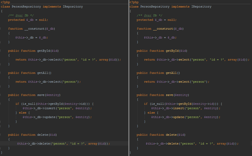 phpstorm color schemes