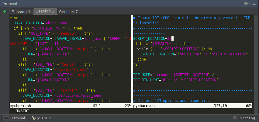 pycharm open terminal