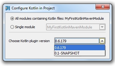 Maven Dialog