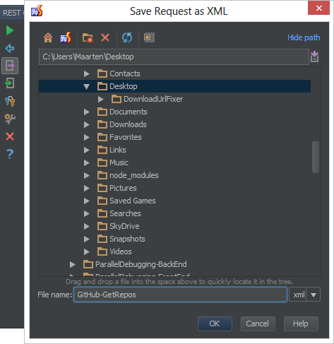 Importing and Exporting Requests