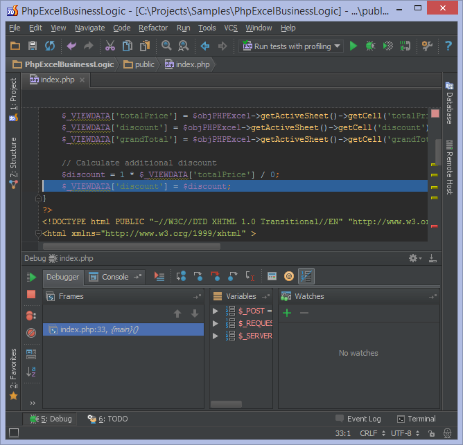 phpstorm debugging