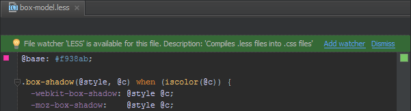 phpstorm minify css