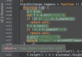 function trace