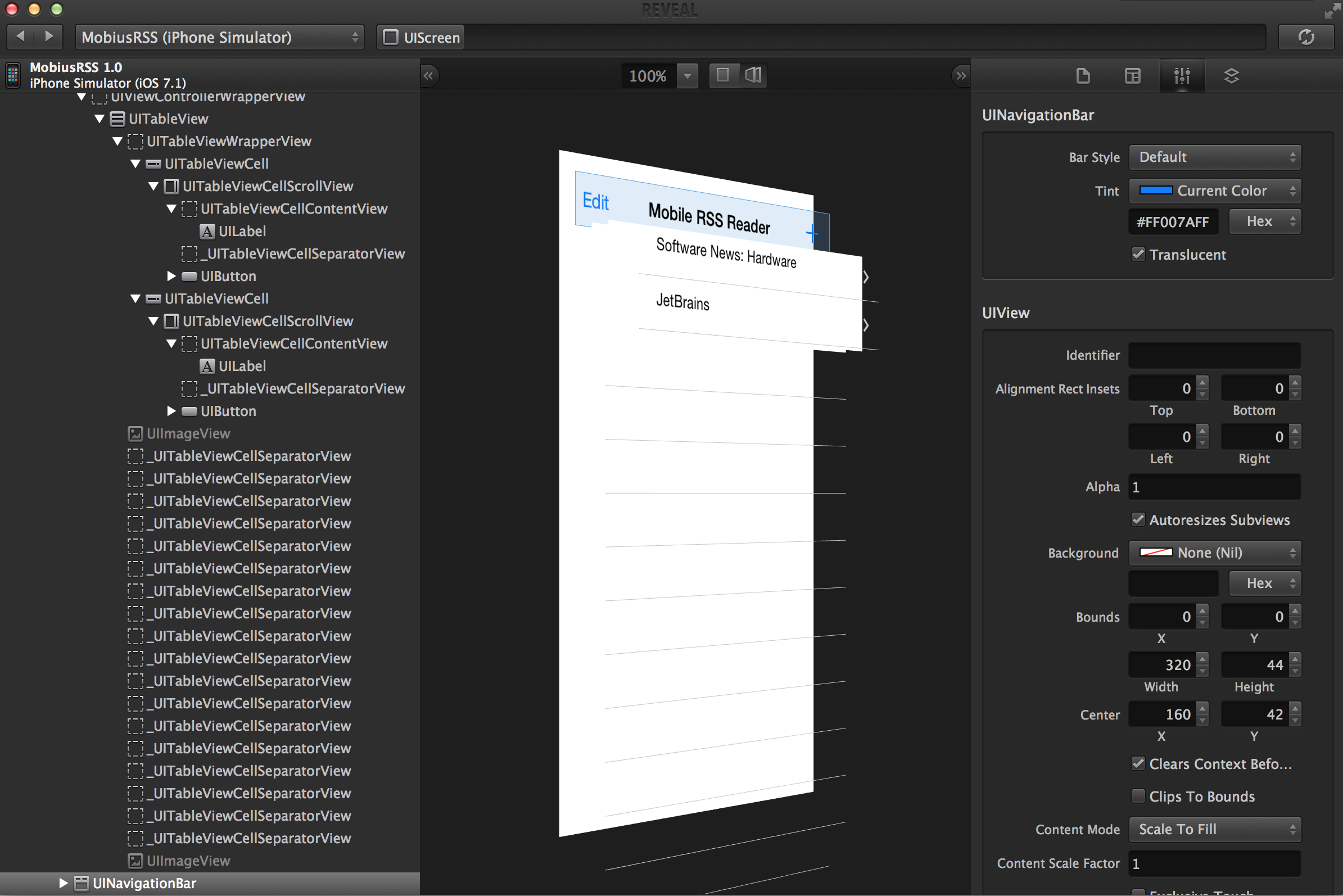 jetbrains appcode storyboard