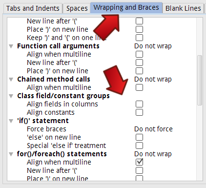 phpstorm auto format