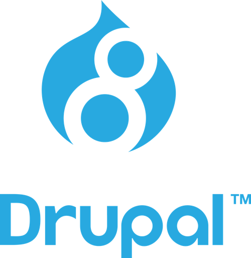drupal 8 logo Stacked CMYK 300