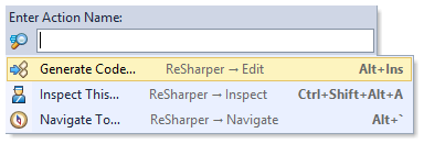 Navigation improvements in ReSharper 9: Go to Action