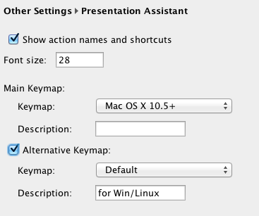 Configuration for Presentation Assist