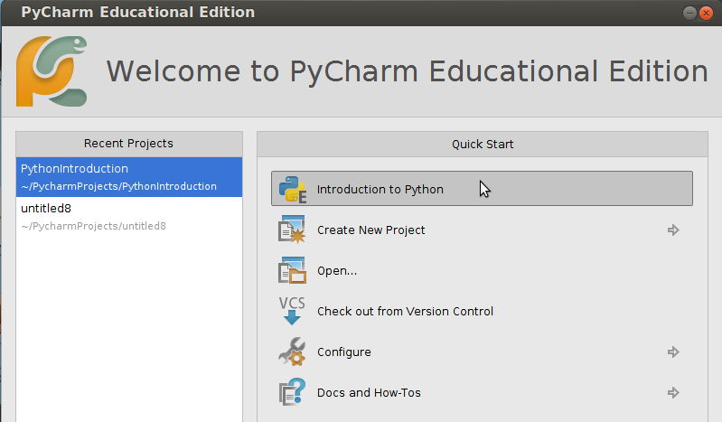 update pycharm educational edition