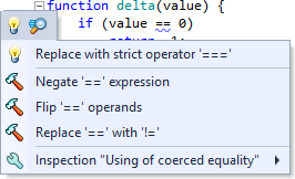 Coerced usage of equals code inspection