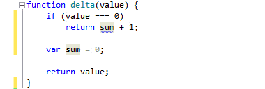 Variable/function used outside of block where it is declared