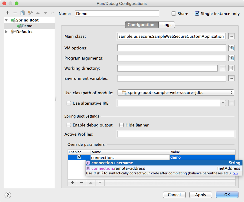 Faster Spring Boot with IntelliJ IDEA 