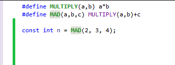 Inline macro definitions with ReSharper C++ 