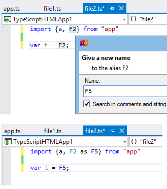 Import statement rename in ReSharper 9.2