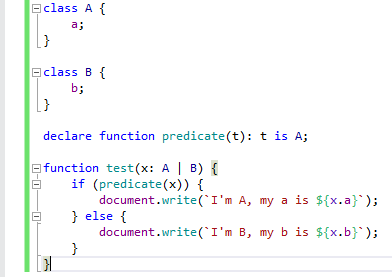 Type predicates support in ReSharper 9.2