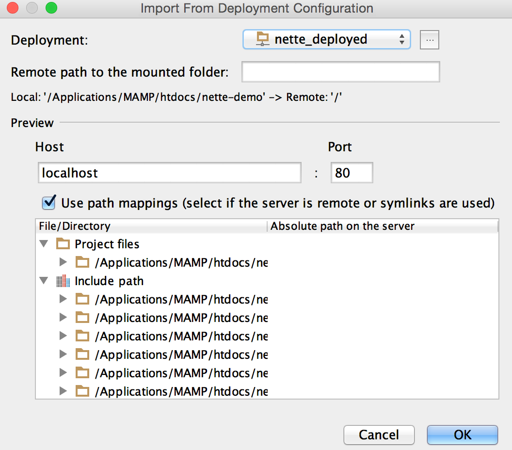 phpstorm debug local apache