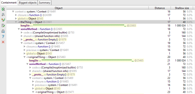 jetbrains webstorm do memory snapshots