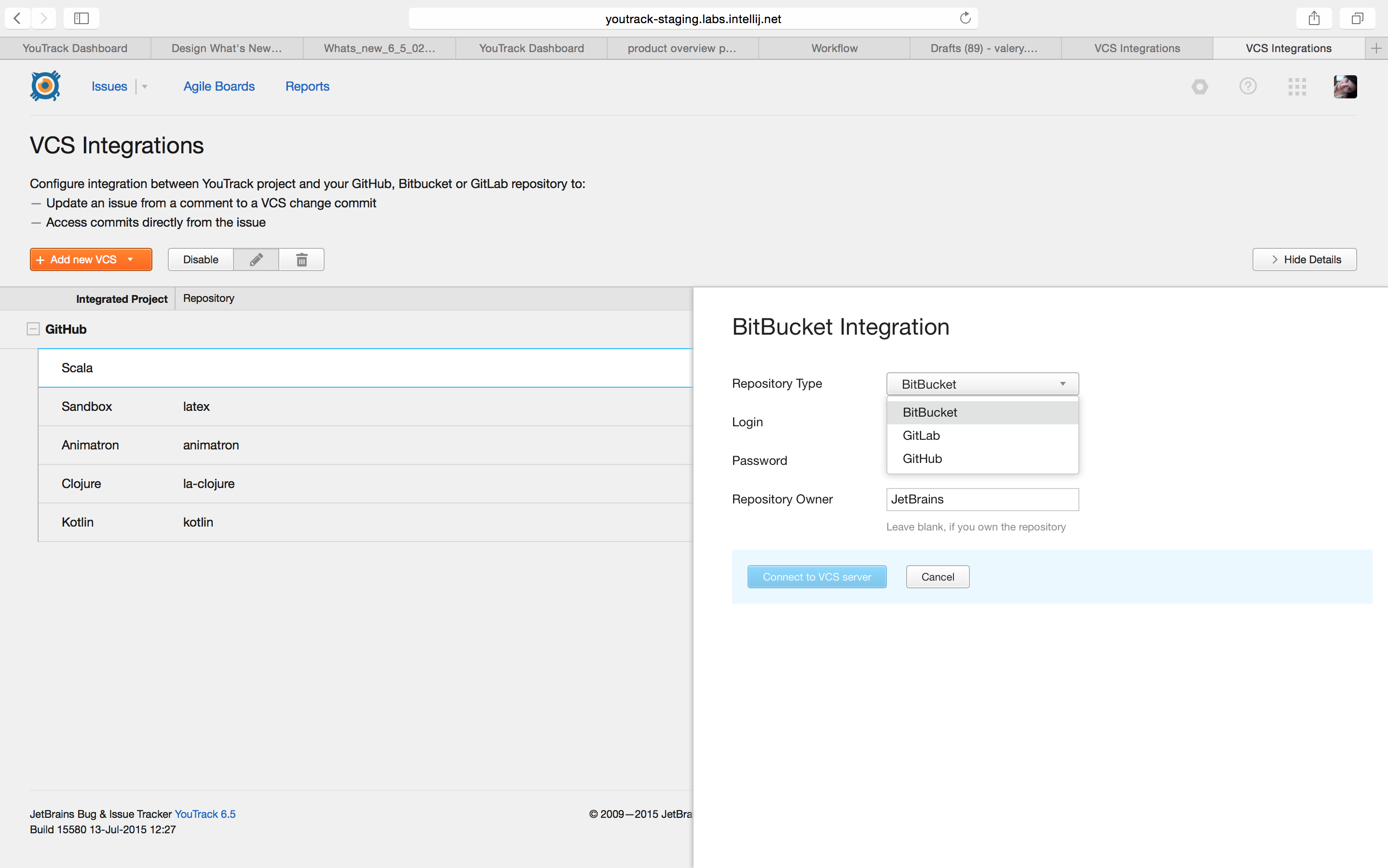 youtrack jira integration