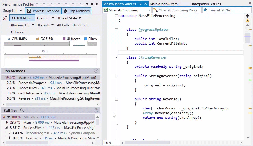 Timeline Profiling inside Visual Studio | The .NET Tools Blog