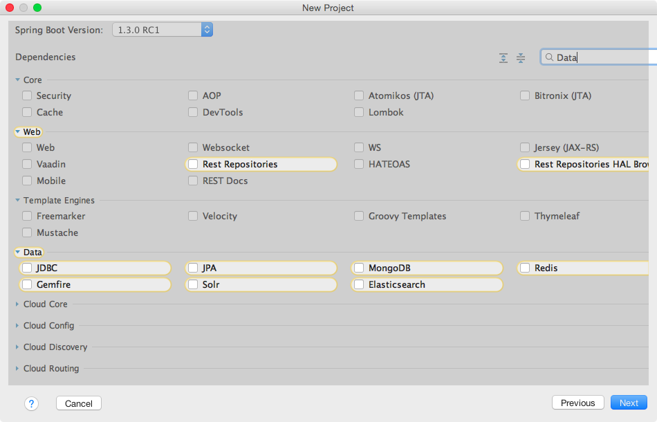 spring initializr intellij