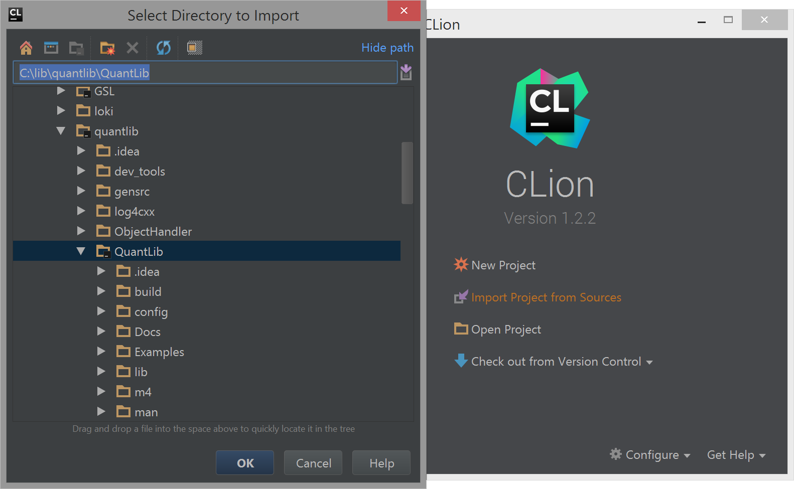 Как добавить файл в проект в clion