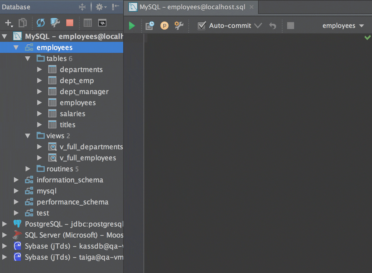 datagrip hide parameters view