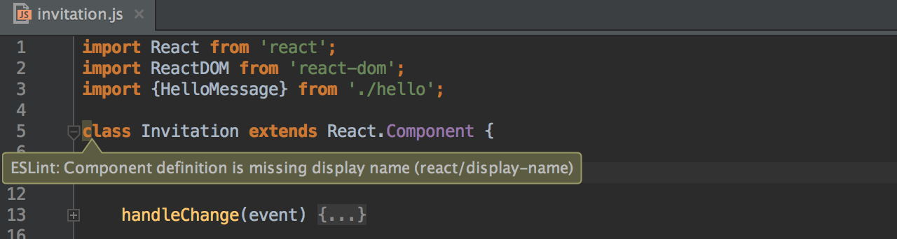 eslint webstorm