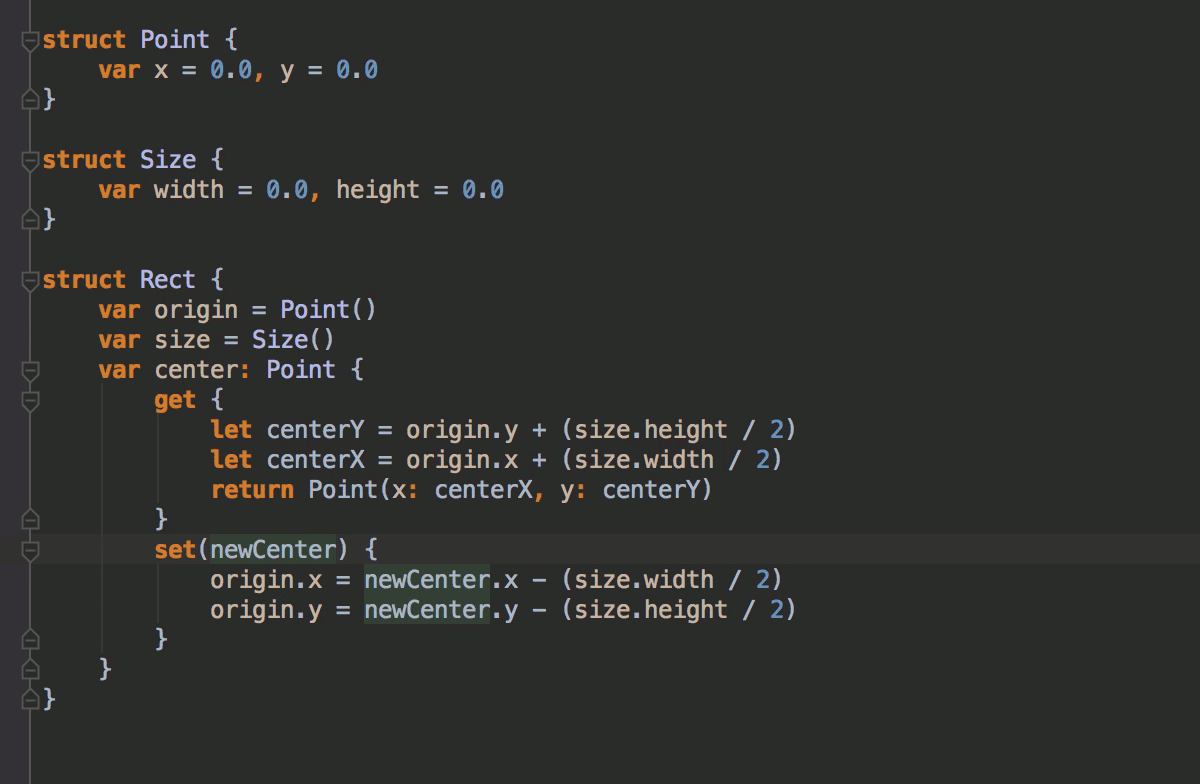 Expand/collapse current block