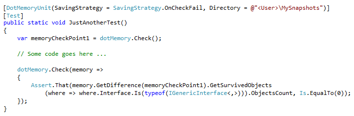 Improvements in dotMemory Unit 2.2