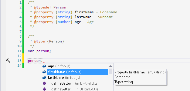 ReSharper support for types defined in JSDoc 3