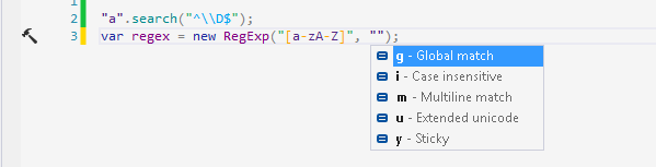JavaScript regular expressions