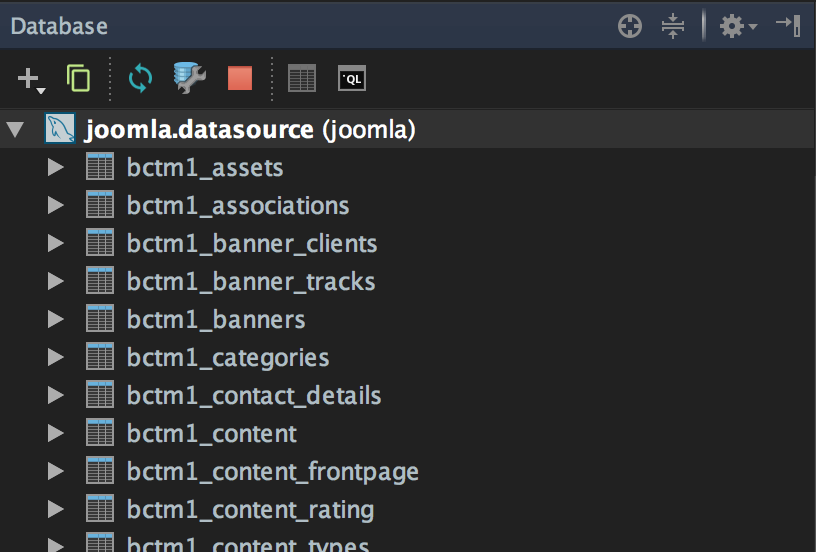 Joomla Datasource