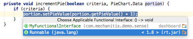 Extract functional parameter