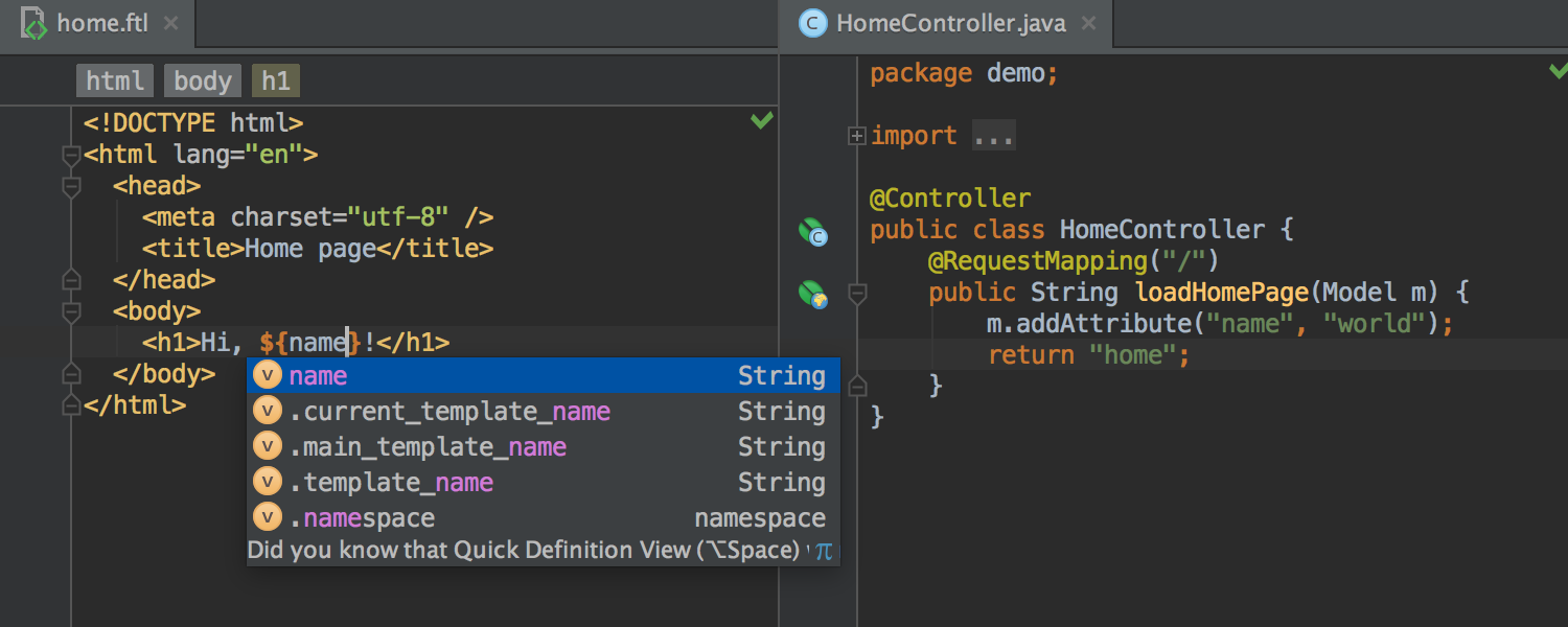 intellij idea spring mvc