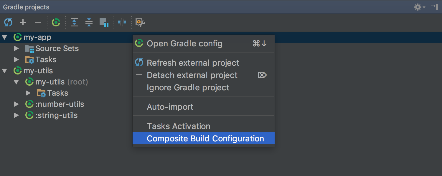 Gradle task. Picasso Android Studio.