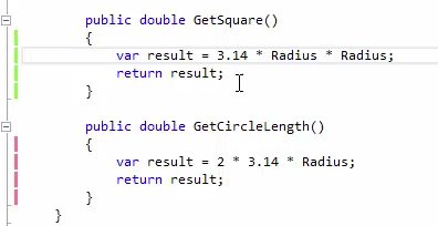 Code coverage highlighting in dotCover 2016.3