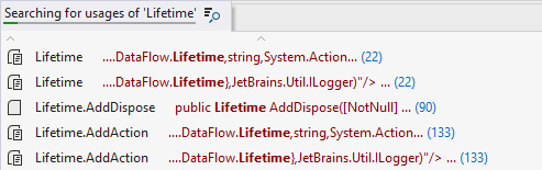 Async Find usages in ReSharper 2016.3