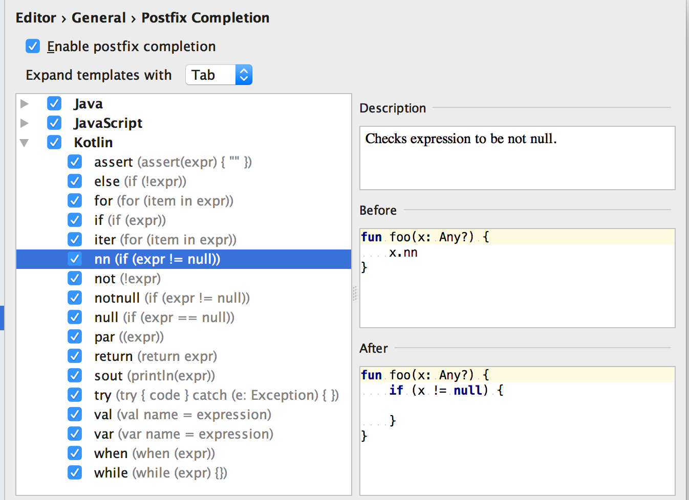 edit code completion in intellij webstorm