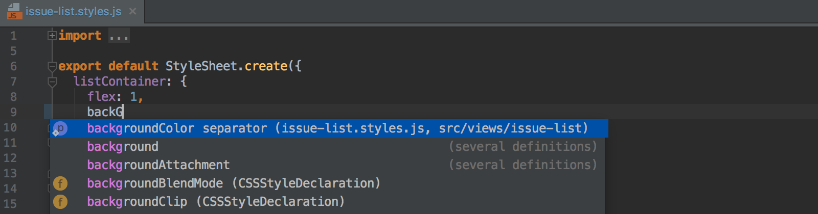 stylesheet-properties