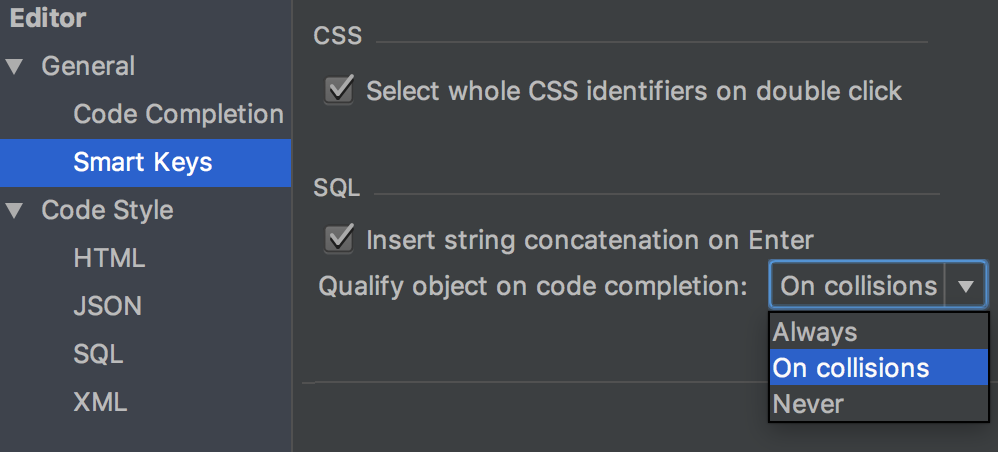 datagrip connect to database by pem key