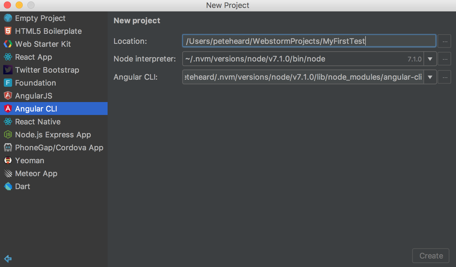 build web application in webstorm tutorial with angular