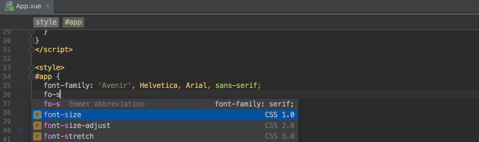 webstorm vue plugin