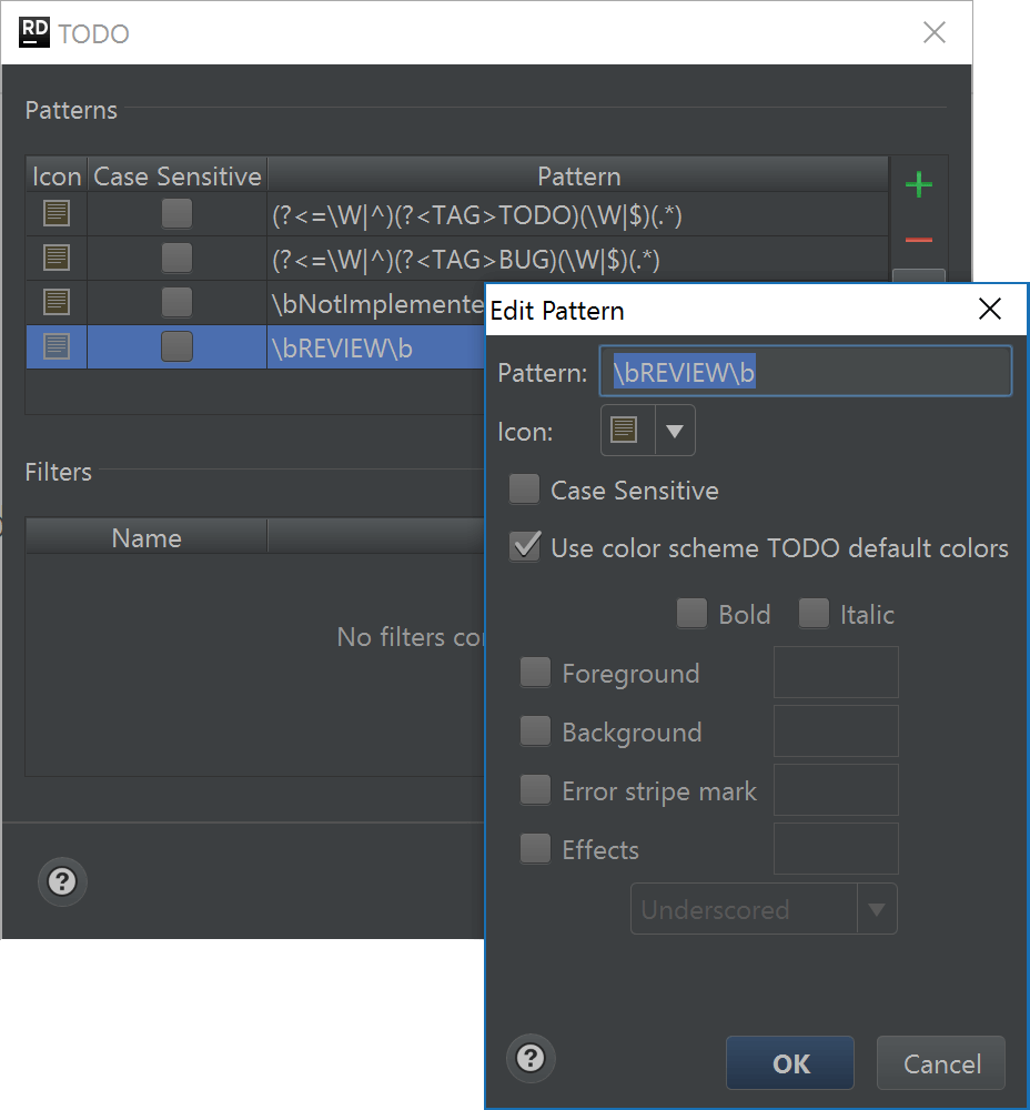 Create TODO pattern