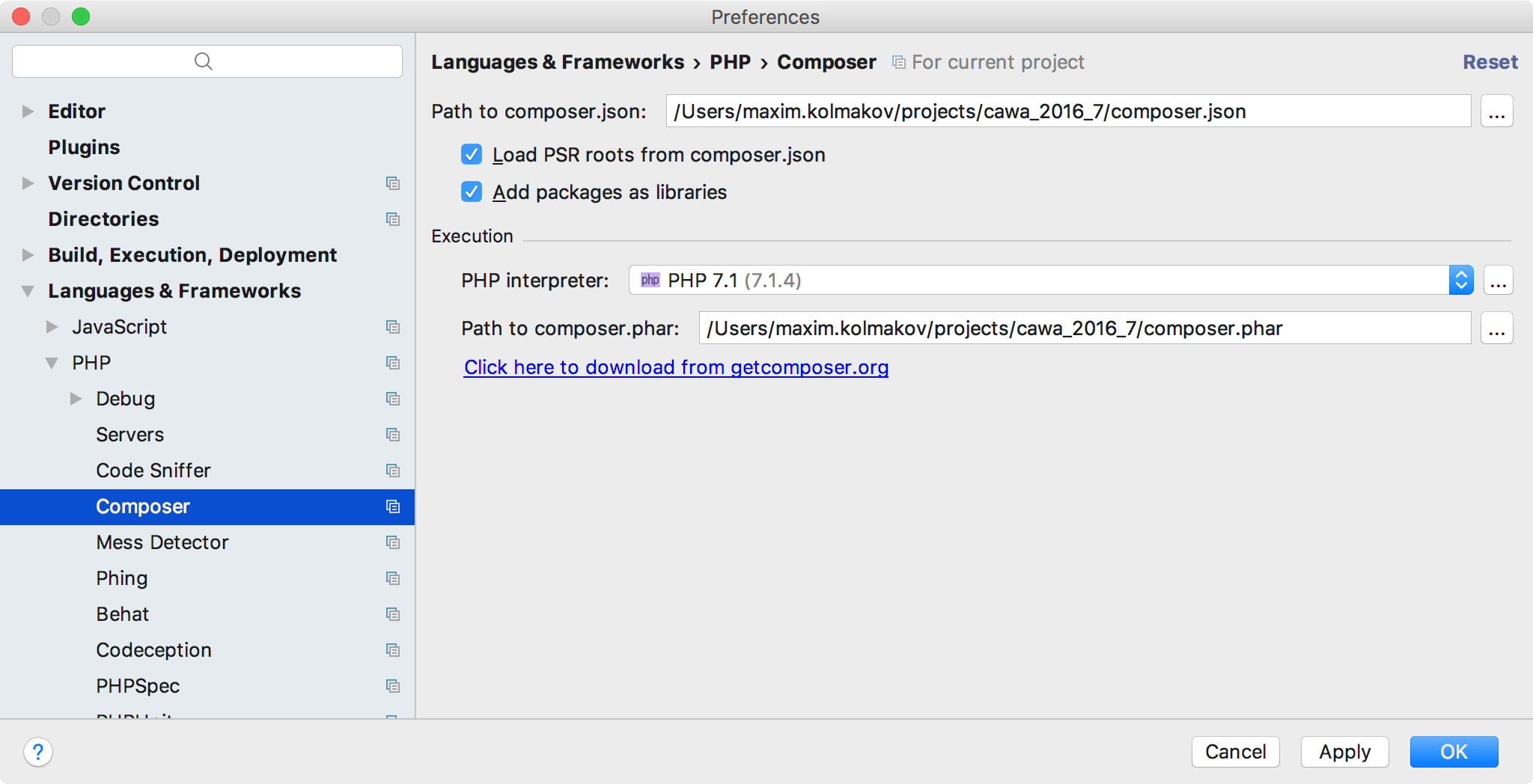 phpstorm download student