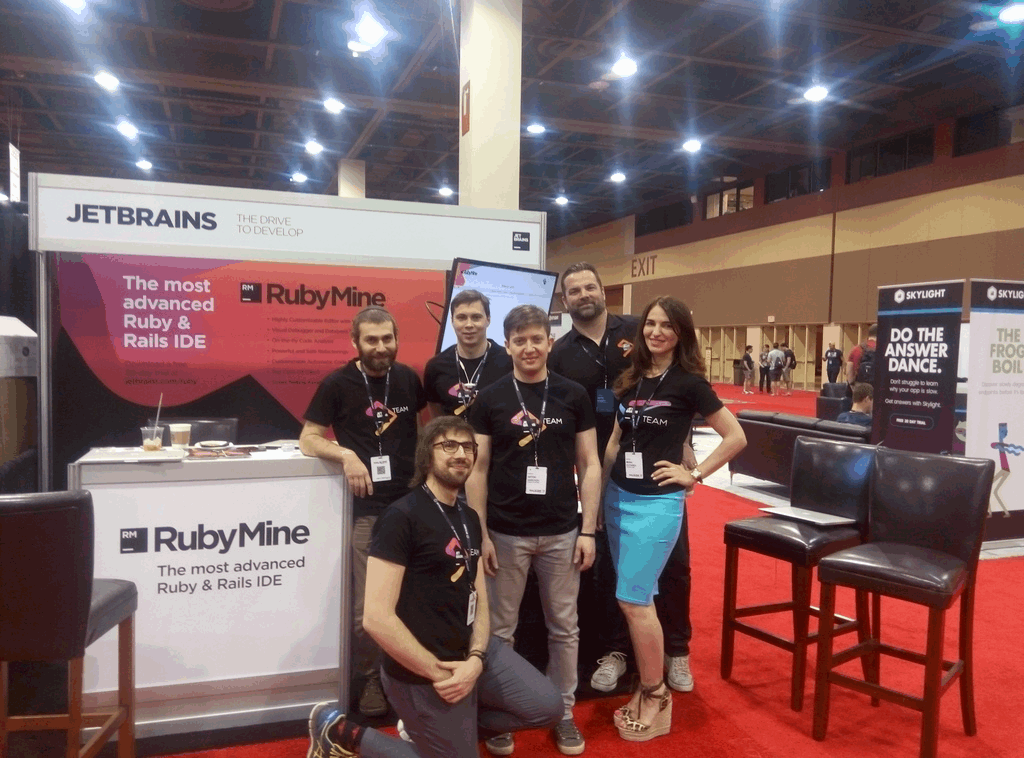 RubyMine team at RailsConf